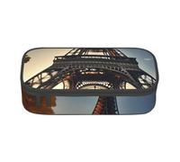 SYKzqiO Beautiful Eiffel Tower Paris Print Large Capacity Pencil case Storage Bag, fit for Stationery and Cosmetics, Unisex