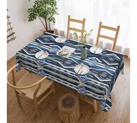 SYKzqiO Blue Polynesian Maori Tribal Pattern Printed tablecloths - fashionable home decoration, fit for all kinds of events