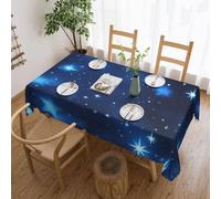 SYKzqiO Blue Shining Stars pattern Printed tablecloths - fashionable home decoration, fit for all kinds of events