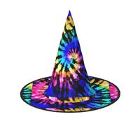 SYKzqiO Exotic Tribe Tie Dye Style stylish halloween hats for - with foldable for parties, carnivals, unisex halloween accessory(of 1)