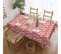 SYKzqiO Funny Cartoon Pug Puppy Dog Printed tablecloths - fashionable home decoration, fit for all kinds of events