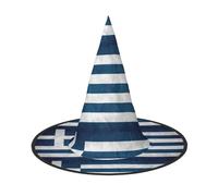 SYKzqiO greek flag stylish halloween hats for - with foldable for parties, carnivals, unisex halloween accessory(of 3)