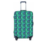 SYKzqiO Green Aliens Elastic Luggage Protection Cover, Scratch Resistant and dust-Proof Cover, Convenient for Travel