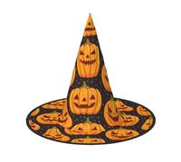 SYKzqiO Halloween Pumpkin Patterns stylish halloween hats for - with foldable for parties, carnivals, unisex halloween accessory(of 1)