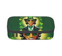 SYKzqiO Happy St Patrick's Day Print Large Capacity Pencil case Storage Bag, fit for Stationery and Cosmetics, Unisex