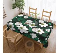 SYKzqiO Hunter Green Floral Petals Pattern Printed tablecloths - fashionable home decoration, fit for all kinds of events