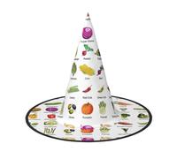 SYKzqiO Introduction of various vegetables stylish halloween hats for - with foldable for parties, carnivals, unisex halloween accessory(of 2)