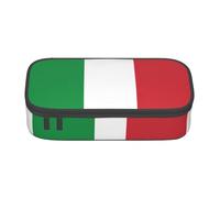 SYKzqiO Italian Flag Print Large Capacity Pencil case Storage Bag, fit for Stationery and Cosmetics, Unisex