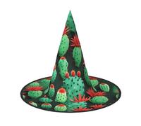 SYKzqiO many small Cactus Art stylish halloween hats for - with foldable for parties, carnivals, unisex halloween accessory(of 2)
