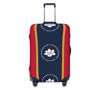 SYKzqiO Mississippi State Flag Elastic Luggage Protection Cover, Scratch Resistant and dust-Proof Cover, Convenient for Travel