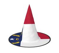 SYKzqiO North Carolina state flag stylish halloween hats for - with foldable for parties, carnivals, unisex halloween accessory(of 1)