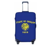SYKzqiO Oregon State Flag Elastic Luggage Protection Cover, Scratch Resistant and dust-Proof Cover, Convenient for Travel