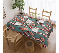 SYKzqiO Streaky Bacon Pattern Printed tablecloths - fashionable home decoration, fit for all kinds of events