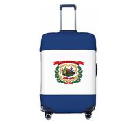 SYKzqiO West Virginia State Flag Elastic Luggage Protection Cover, Scratch Resistant and dust-Proof Cover, Convenient for Travel
