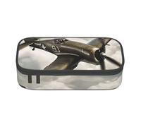 SYKzqiO World War 2 Aircraft Airplane04 Print Large Capacity Pencil case Storage Bag, fit for Stationery and Cosmetics, Unisex