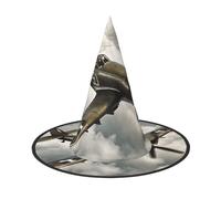 SYKzqiO World War 2 Aircraft Airplane04 stylish halloween hats for - with foldable for parties, carnivals, unisex halloween accessory(of 3)