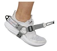 SYL Fitness Foot Straps for Cable Machines and Resistance Band - Booty Builder Ankle Straps for Glute Exercises Buttocks Training - Home and Gym Leg Resistance Booty Building (Grey)
