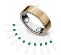 sylacor 10 Pack Clear Protective Films Compatible with Oura Ring 5, 0.15mm Ultra-Thin Invisible Ring Skin, Crystal Clear Anti-Scratch Smart Ring Cover, Supports Charging, Bubble-Free Application