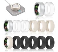 sylacor 14 Pack Ring Cover Compatible with Oura Ring Gen 4/Gen 3 Horizon/Gen 3 Heritage, Ultra-Thin Anti-Scratch Silicone Ring Case for Women Men, Support Charging with Cover on