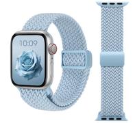 sylacor Compatible with Apple Watch Band for Small Wrists, Adjustable Braided Magnetic Nylon Strap for Women, Fits 38mm 40mm 41mm 42mm 44mm 45mm 46mm 49mm, Series 10 9 8 7 6 5 4 3 2 1 SE Ultra (Slate