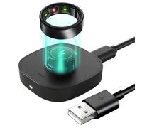 sylacor Compatible with Oura Ring Gen 3 Charger, Fast Charging Dock with USB-C Cable for Ring Gen 3 Horizon/Heritage (Size 12)