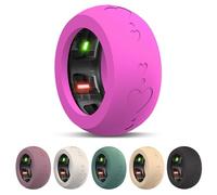 sylacor Protector Compatible with Oura Ring Gen 3/Samsung Galaxy Ring, Elastic Silicone Ring Cover Protector with Cute Heart Engraving Decoration for Gym & Daily Life (6Pack, M (8/9/10))