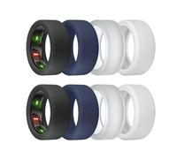 sylacor Ring Cover for Oura Ring Gen 4/ Gen 3, Anti-Scratch Elastic Silicone Oura Ring Case Protector for Men Women Working Out Gym