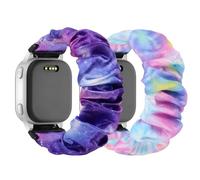 sylacor Scrunchie Bands Compatible with Amigo Jr Watch, Cute Stretchy Solo Loop Watch Strap Replacement, Easy to Put on and Take off