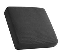 SYLC Couch Cushion Cover Stretch Cushions Covers Individual Sofa Seat Cushion Slipcover Protector Replacement Chesterfield Cushion Cover Caravan Seat Cover (Dark grey,Large 1 Seater)