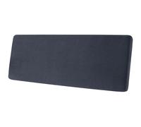 SYLC Stretch Sofa Seat Cushion Covers, Couch Settee Cushion Replacement for Lounge/Motorhome/Caravan Non-slip with Elastic Band and 4 Ties (Dark grey,2-Seater)