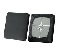 SYLC Stretch Sofa Seat Cushion Covers, Non-slip Sofa Cushion Cover with Ties and Elastic Bands, Velvet Couch Cushion Covers Replacement (Dark gray,2-Seater)