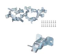 Sylen 10 pcs Garden Tool Wall Brackets, Heavy Duty Wall Mounted Broom Storage Hook, Suitable for Brooms, Shovels, Rakes, Etc