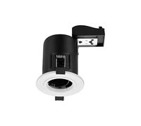SylFire IP20 Fir Fixed Downlight in White (GU10 - no lamp)