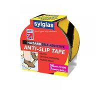 Sylglas Anti Slip Tape - Durable Self-Adhesive Grip Solution for Stairs, Floors, and Ramps - Weatherproof, Easy to Apply, for Indoor & Outdoor Safety