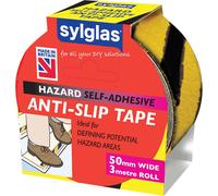 Sylglas 8620045 Anti-Slip Tape 50Mm X 3M Black & Yellow Hazard