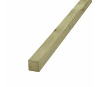 Sylkbuild 2X2 Treated Timber - 50mm X 47mm (Finished Size 45mm X 45mm) - 1.2M (4Ft)