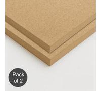 Sylkbuild Standard Mdf Board 25mm - 500mm X 250mm (1.64Ft X 0.82Ft) - Pack Of 2
