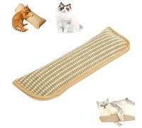 SYLKXN 2026 New Catnip Kicker Pillow, 13.4 Inch Large Cat Pillow Organic Catnip, Sisal & Plush Chew-Proof Design Cats Tay, for Scratching, Teething, Exercise & Stress Relief (1pcs)