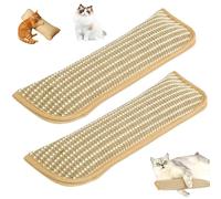 SYLKXN 2026 New Catnip Kicker Pillow, 13.4 Inch Large Cat Pillow Organic Catnip, Sisal & Plush Chew-Proof Design Cats Tay, for Scratching, Teething, Exercise & Stress Relief (2pcs)