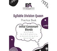 Syllable Division Queen Practice Book: Initial Consonant Blends