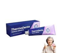 Sylovona Glow Thermodental Denture Adhesive, Professional Long-Lasting DentureAdhesive, Comfort Seal for Dentures, Thermoplastic DentureAdhesive for Secure Comfort Fit (1PC)