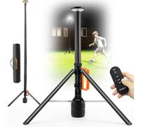 SYLSTAR 360° Rechargeable Work Light with Stand & Remote, 104in Telescopic Cordless Work Lamp 2 * 6000mAh, 3000LM 3 CCT Dimmable IP65 Waterproof for Jobsite Workshop Outdoor Camping Emergency