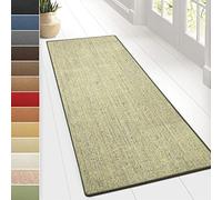 Sylt Sisal Rug Floor Runner, Woven Natural Fibre Area Rug, Home Bedroom Living Room Carpet, 66 x 100 cm, Hay
