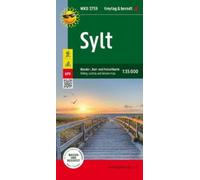 Sylt, Walking Cycling & Leisure Map 1:35.000 : WKD 3759
