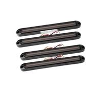 SYLTER Car Rear Light Assemblies 2pcs 12V 24V Car Truck Trailer Brake Stop Light Tail Light Waterproof DRL Sequential Flowing Water Turn Signal Lamp Tail Indicator Lamp(Rear right)