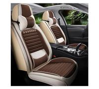 SYLTER Car Seat Protectors Seat Covers Universal Breathable Flax Car Seat Cover For Bmw For 3 Series For E46 E90 E93 F30 F31 F34 F35 G20 G21 G28 Accessories Interior(Luxury Beige Coffee 5 Seat)