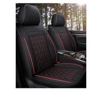 SYLTER Car Seat Protectors Seat Covers Universal Flax Car Seat Cover Accessories For NISSAN All Models For X-Trail For Versa For Sulphy For Teana Protectors(Black Red 4pcs)