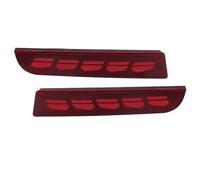 SYLTER Fog Light Lamp LED Bumper Reflector Lights For Mitsubishi For Lancer Evo For Evolution ASX For Outlander Dynamic Turn Signal Rear Tail Brake Lamp LED Fog Light(Red Surface C)
