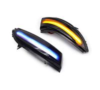 SYLTER Indicator Blinker Light For For Clio IV MK4 BH RS For Grandtour KH For Dynamic LED Streamer Strip Flowing Turn Signal Light Side Repeater Lamp Car Styling(Blue And Yellow)