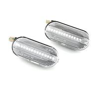 SYLTER Indicator Blinker Light For VW For Bora For Golf 3 4 For Passat 3BG For Polo SB6 Blinker Light Car Dynamic Side Marker Signal(Crystal white)